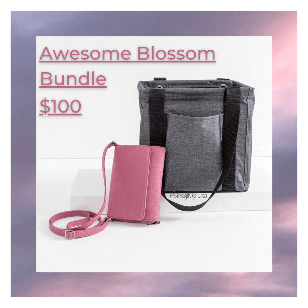 Inspired Crossbody Limited and Small Utility Tote for on-the-go organization.