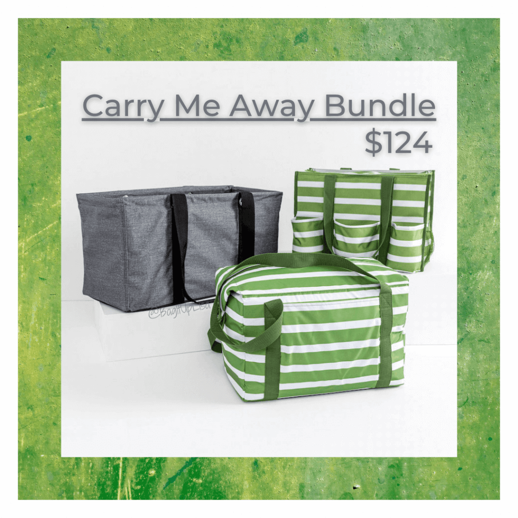 Large Utility Tote, Fresh Market Thermal, and Zip-Top Organizing Utility Tote for on-the-go organization.