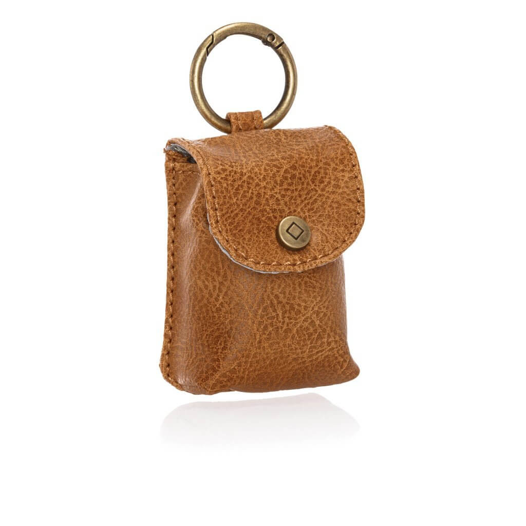 Snap To It Pouch in Caramel Distressed Pebble